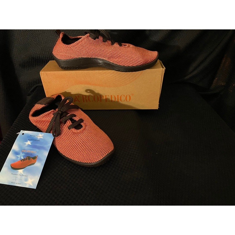 Arcopedico LS Brick Knit Lace Up Comfort Shoes Sneakers Size 37 NEW